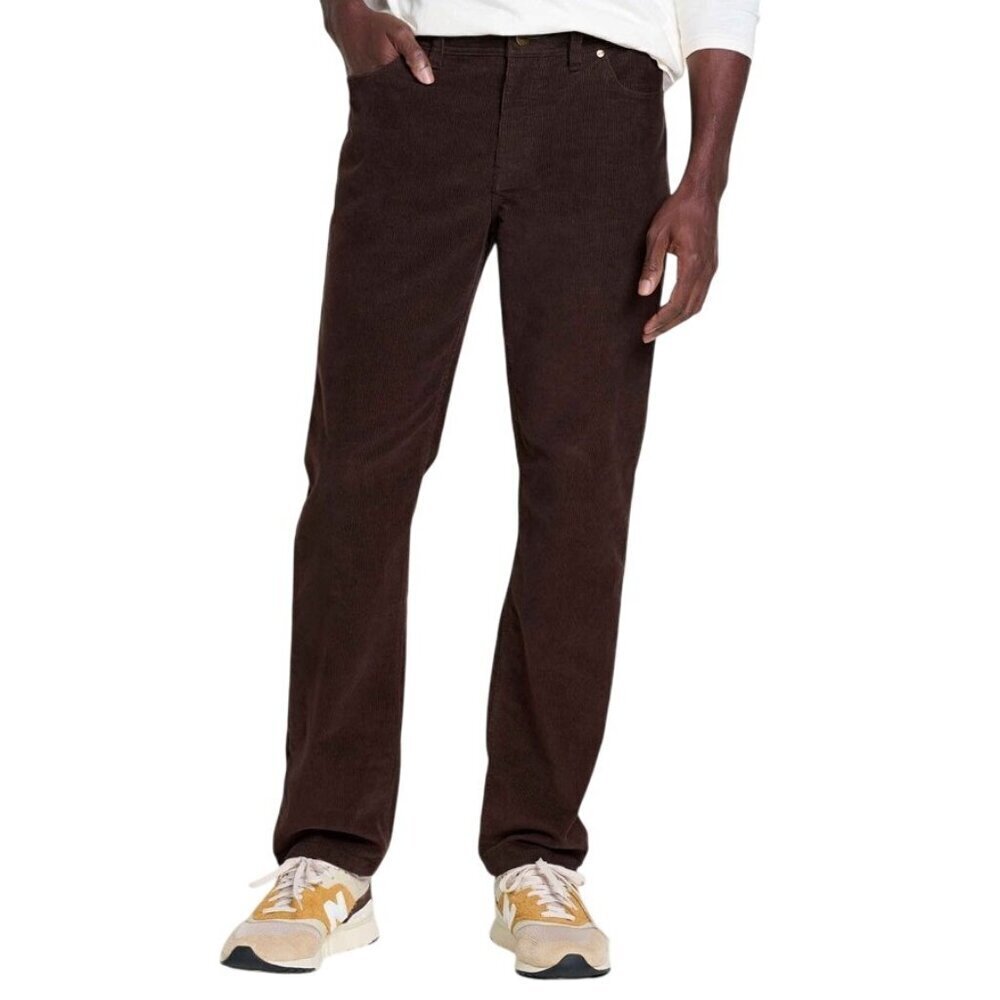 Toad &Co Jet cord pants lean barnwood brown organic cotton blend Men’s 31